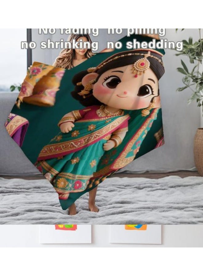 general Flannel thin blanket (warm and comfortable, suitable for sleep, gaming, dust removal and sandproof) 150cm*200cm - 81 - Image 5