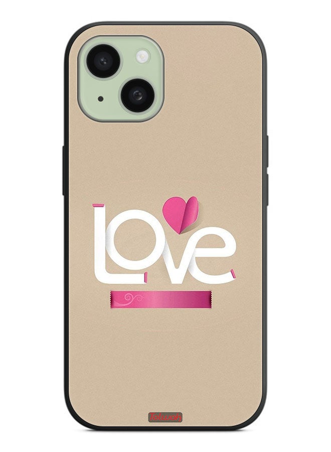 Tolwak Apple iPhone 15 Plus Protective Case Cover Love Art - Image 2