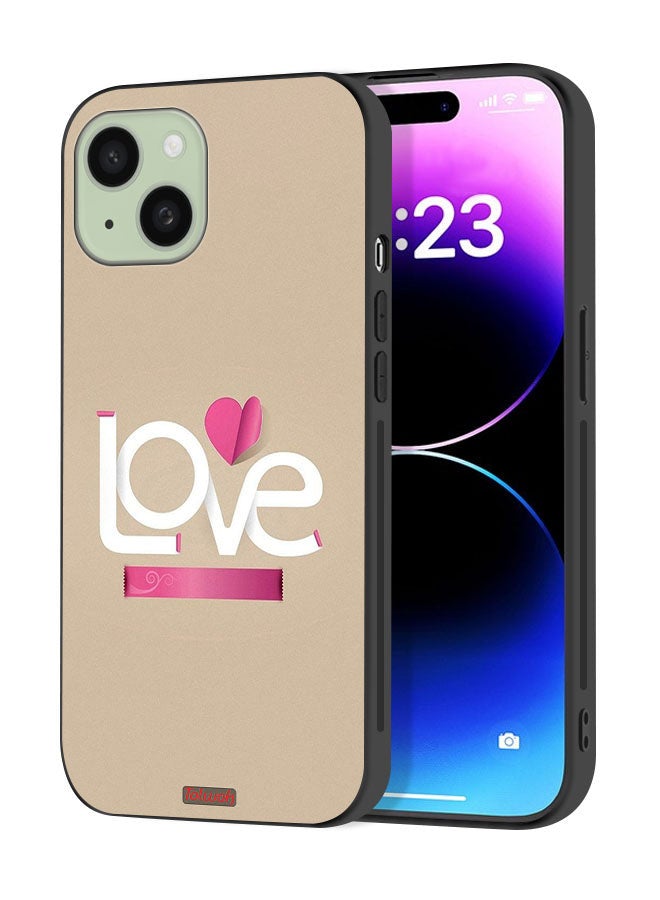 Tolwak Apple iPhone 15 Plus Protective Case Cover Love Art - Image 1