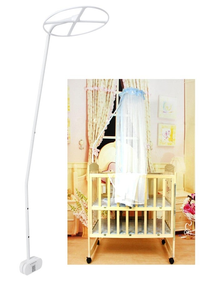 Qudinip Bed Net Stand Holder Set, Adjustable Clip On Crib Canopy Rack Baby Crib Accessories Nursery Bedding Must Haves with Premium ABS Material for Comfortable Baby Sleeping - Image 5