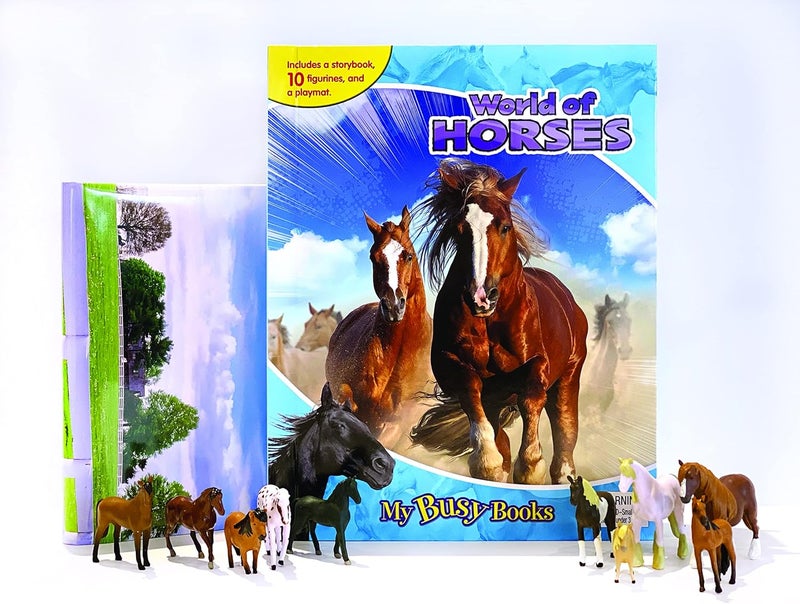 Phidal Publishing Inc WORLD OF HORSES MY BUSY BOOKS - Image 1