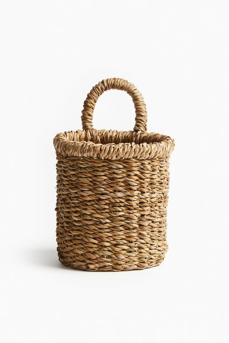 H&M Seagrass wall storage basket