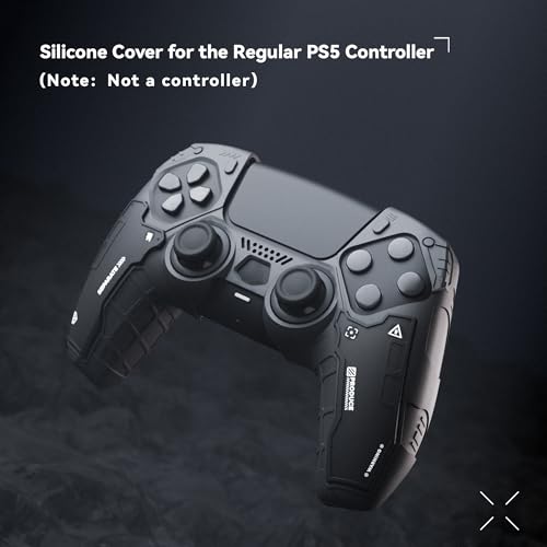 GeekShare G.S.TAC Tactical PS5 Controller Skin Set, Anti-Slip Silicone Protective Cover Skin Case for PS5 Wireless Controller with 2 Thumb Grip Caps and 2 Stickers - for Black Myth: Wukong - Image 2