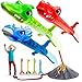 Ninja Blast Dinosaur Toy Rocket Launcher for Kids Toys for Kids 35 57 46 Outdoor Toys for Kid Ages 48 3 4 Year Old Boy Birthday Gift Gifts for Boys Age 3 4 5 6 Years Toy for Toddlers - Image 3