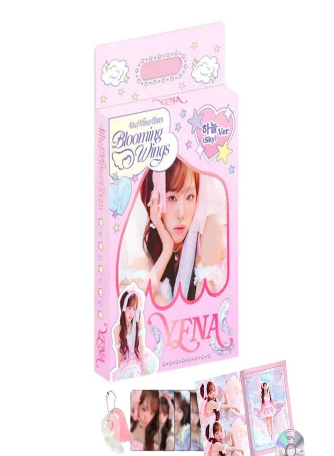 YENA Blooming Wings [SKY Ver.] 4th Mini Album CD + Photobook + 2 Photocard + Key Ring + Mini Poster (Being a Good Girl Hurts) - Image 1