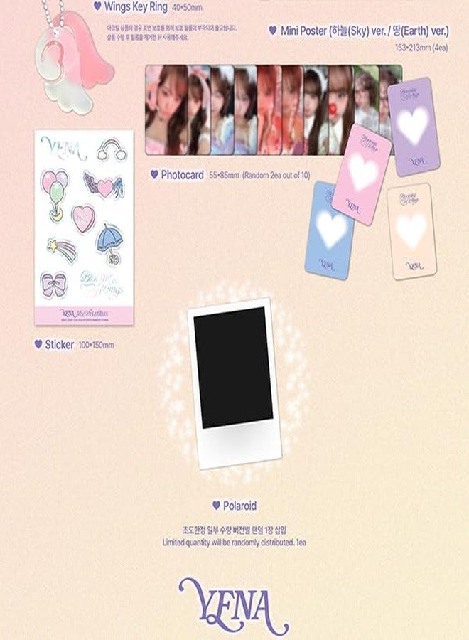 YENA Blooming Wings [SKY Ver.] 4th Mini Album CD + Photobook + 2 Photocard + Key Ring + Mini Poster (Being a Good Girl Hurts) - Image 4