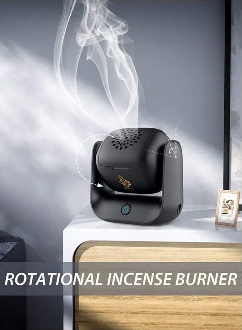 Bukhoor Modern Rotatable Electric Incense Burner Aromatherapy Bakhoor and Oud Burner - Image 3