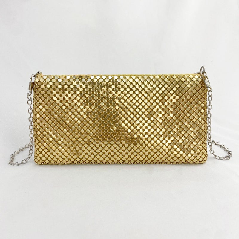 New Sequined Hand-Held Party Evening Bag Aluminum Sheet Dinner Handbag Coin Mobile Phone Bag Clutch Purse - Image 2