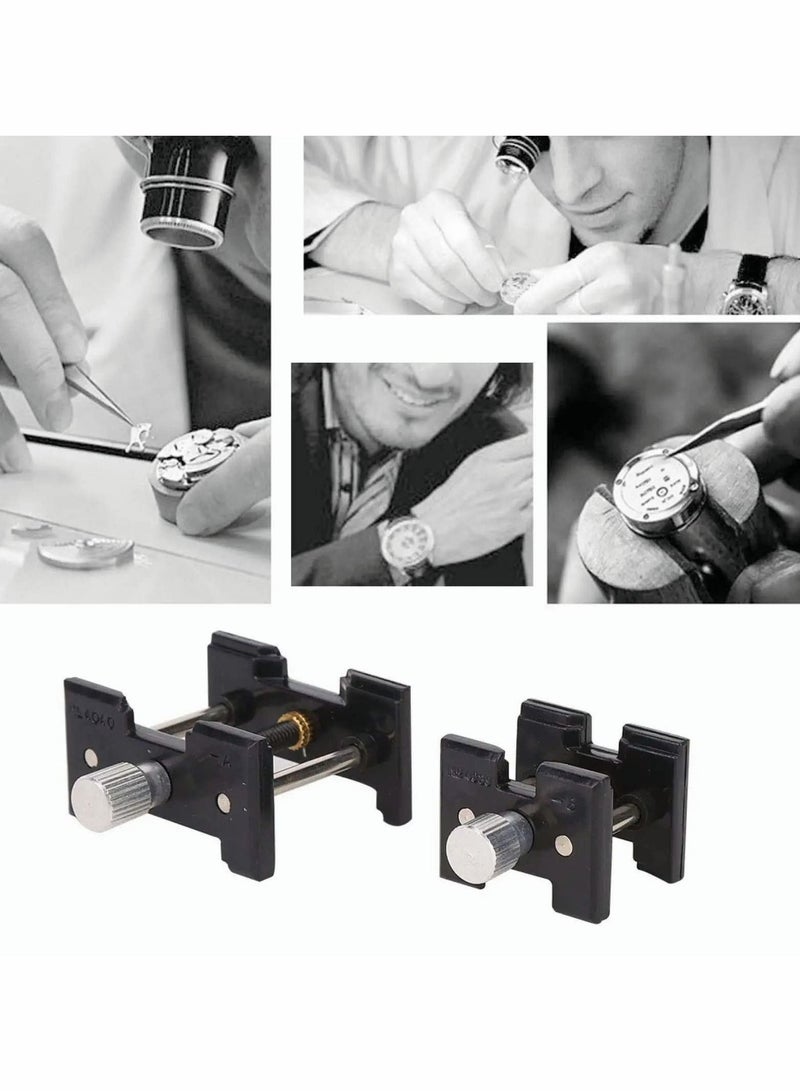 Watch Movement Holder, Watch Repair Accessory, Watch Movement Fixed Base Set Repairing Accessory Tool for Home Use Watchmakers Business Use Watch Repair 2pcs - Image 4