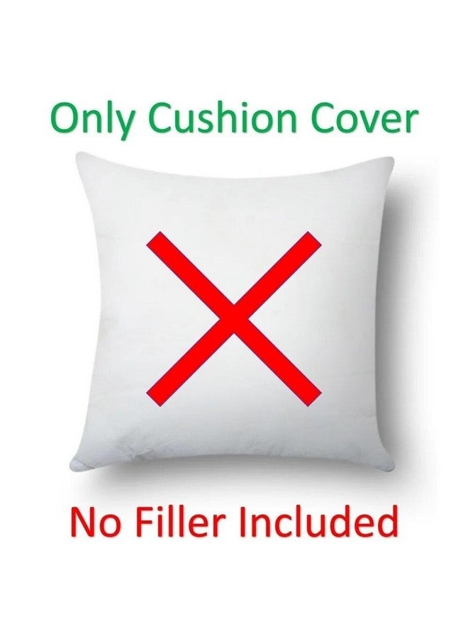 HOOPY Canvas Set of 5 Designer Decorative Throw Pillow/Cushion Covers (16 Inch X 16 Inch, Christmas, 100 TC,Multicolor - Image 5