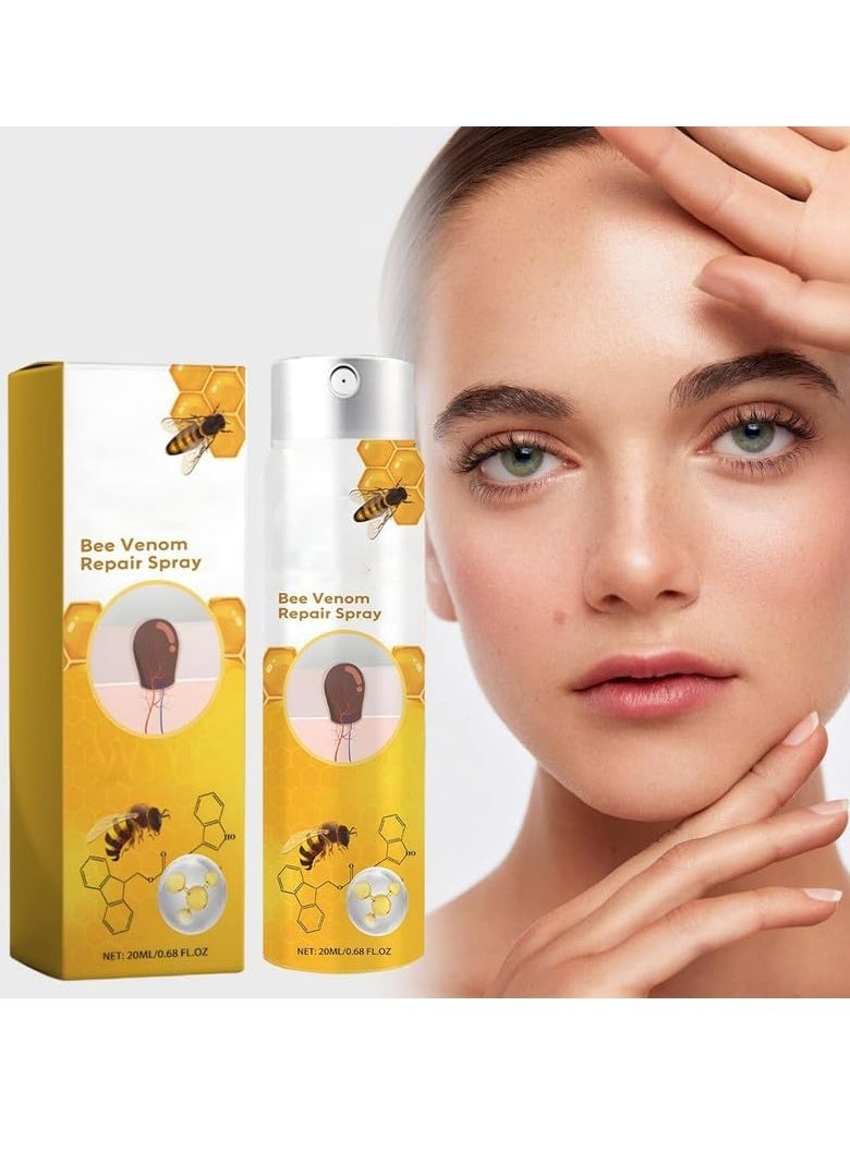 Excefore New Recede Bee Venom, 20ml Recede Bee Venom Spray, Deeply Nourishes, Firms, and Smoothes Delicate Skin (2 Pcs)  - Image 4