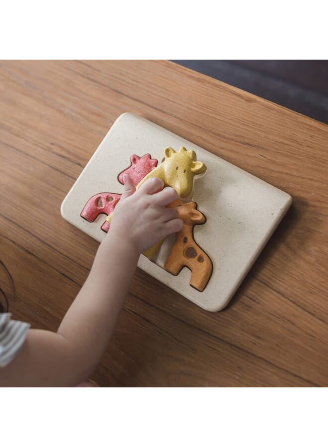 Raxoom Wooden Giraffe Puzzle Multicolor - Image 2