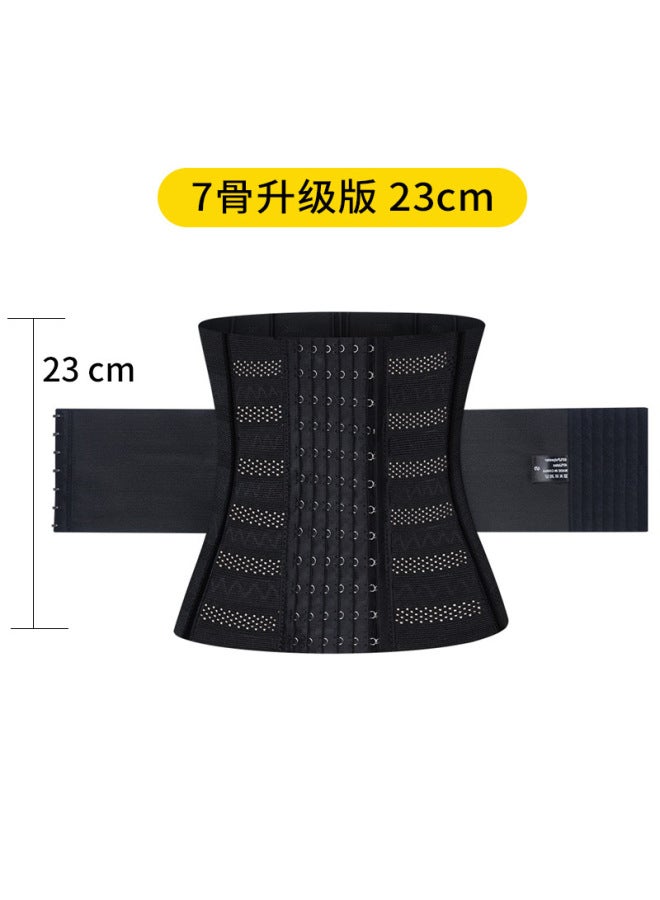 حزام بطن مذهل متطور - حزام مزدوج الطبقات مقوى ومثبت لتشكيل الخصر، مناسب لليوغا والرياضة وتنسيق القوام