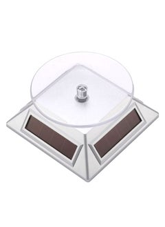 LED Lights Solar Rotating Jewelry Display Stand