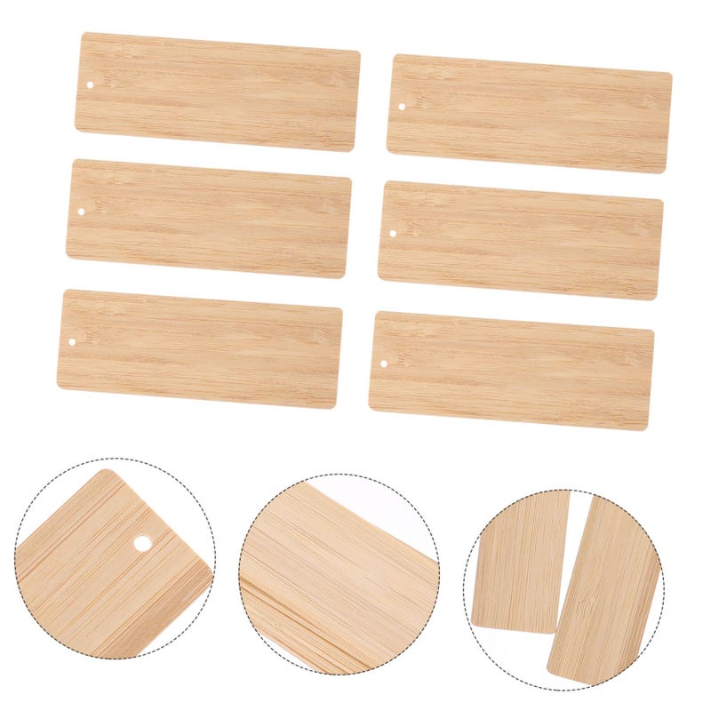 10 Pack Unfinished Wooden Bookmarks DIY Craft Kit With Rounded Edges For Students Readers Writers Gifts - Image 3