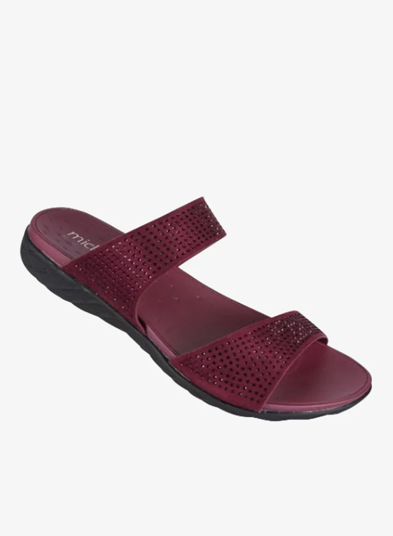 092-2579 Michelle Morgan Ladies Casual sandals 814RJ082 Maroon
