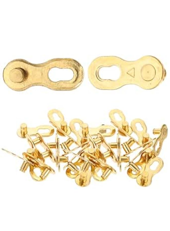 24 Pcs Steel Bike Chain Link Connectors for 6 7 8 Gear Road Bikes - Image 1