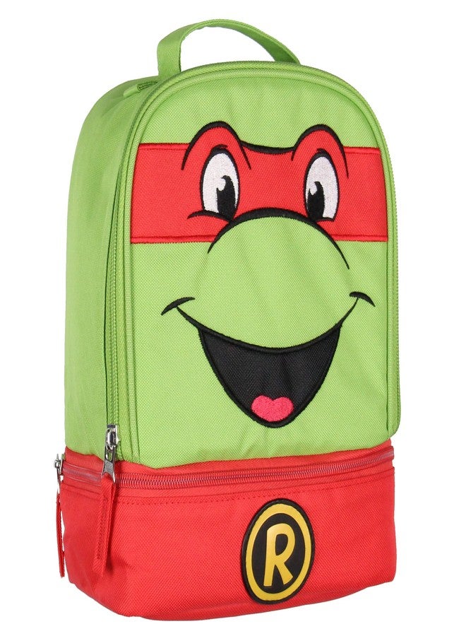 INTIMO Teenage Mutant Ninja Turtles TMNT All Turtles Dual Compartment Lunch Box (Raphael) - Image 1
