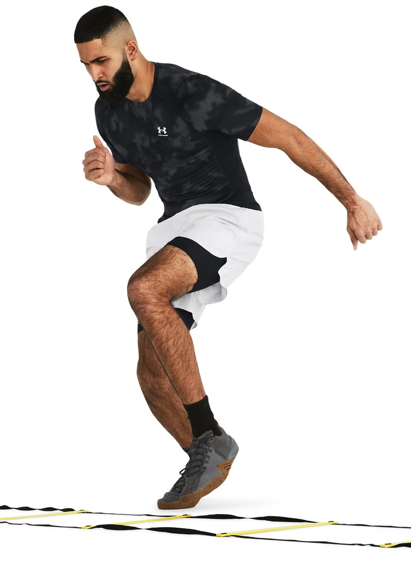 UNDER ARMOUR Heatgear Armour Printed Compression T-Shirt