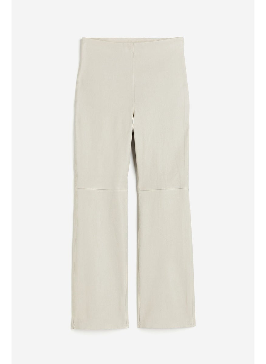H&M Ankle-Length Leather Trousers  - Image 1