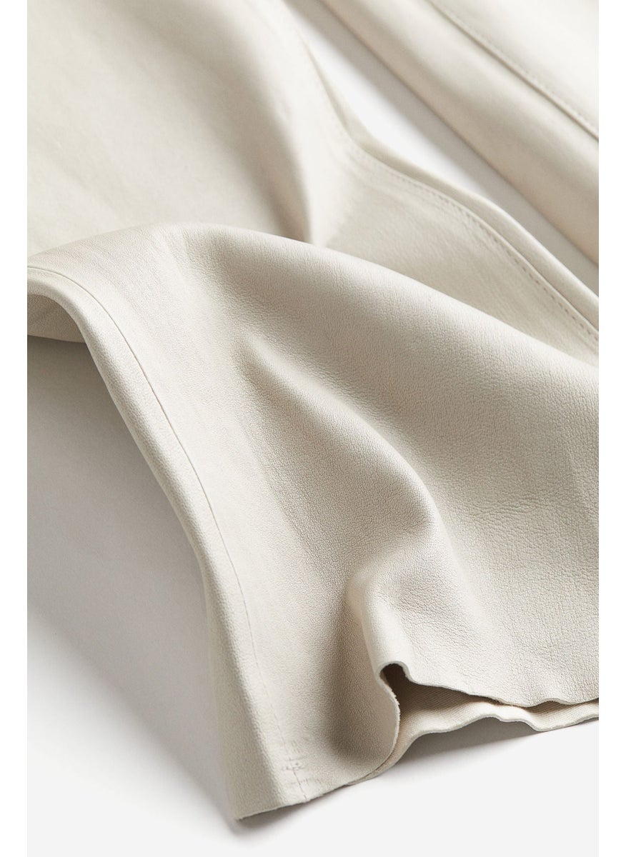 H&M Ankle-Length Leather Trousers  - Image 2