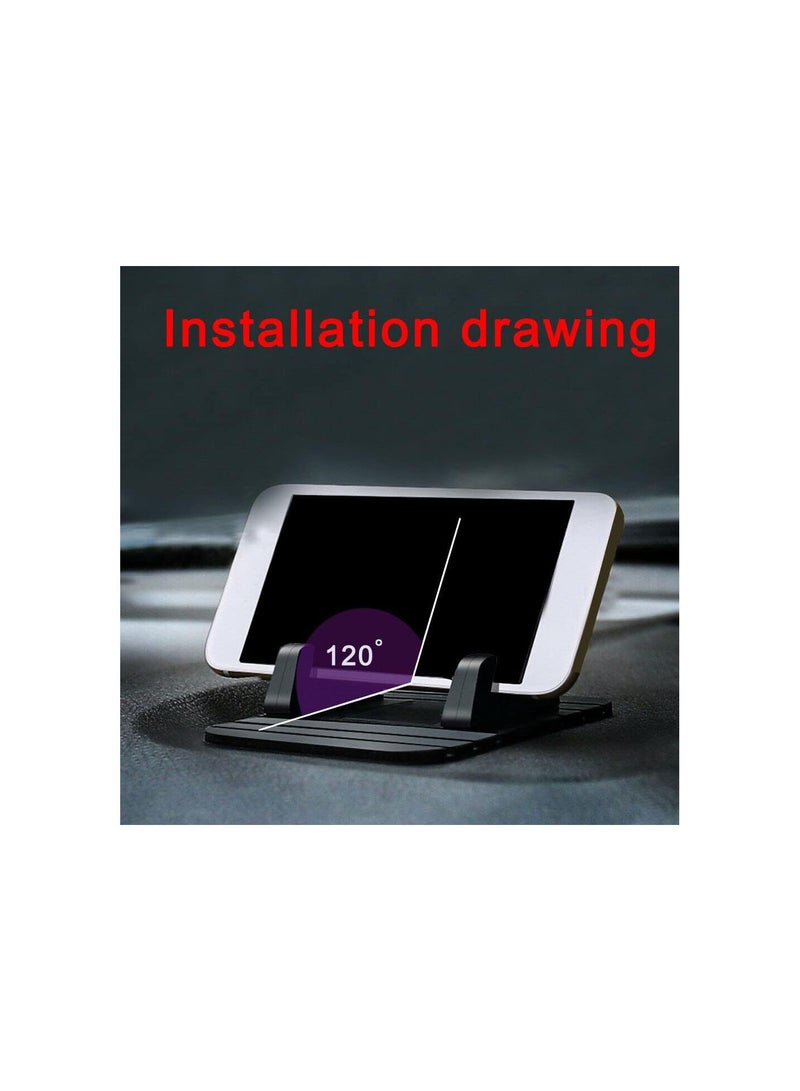 GGOOT Silicone Car Phone Holder Pad Mat Dashboard Antislip Stand Cell Phone Mount Holder Dash For Any Smartphone iPhone GPS Table Holder - Image 5