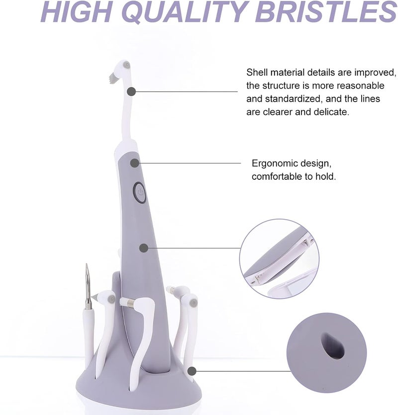 comfrt Electric Dental Calculus Remover Tartar Scraper Plaque Remover Water Floss,flosser,Travel Floss for Teeth Stain Polisher Teeth High Frequency Vibration Cleaning Tools - Image 1