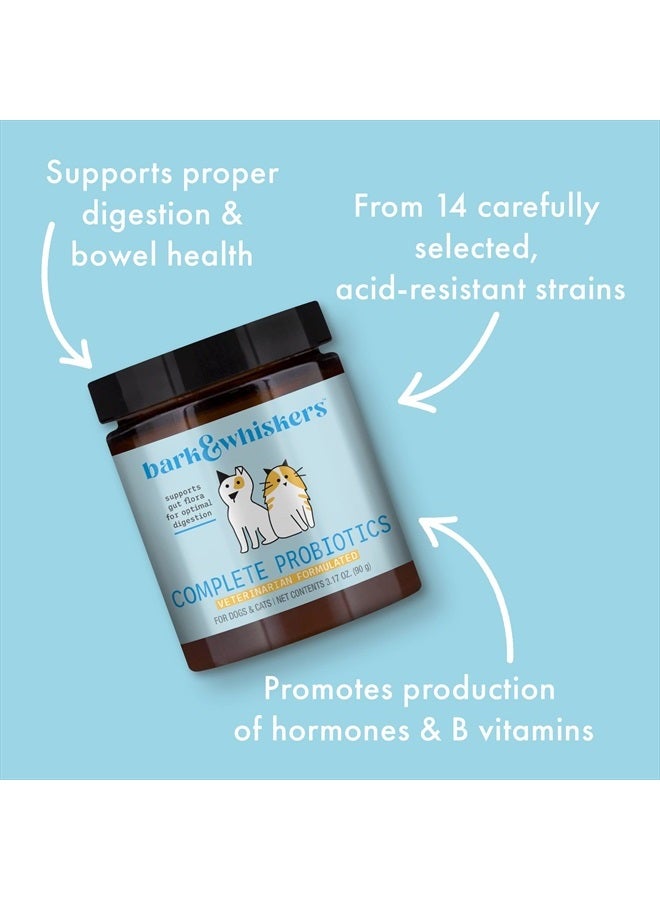 Dr. Mercola بارك و ويكزرز، بروبيوتيك كامل، للقطط والكلاب، 3.17 أونصة (90 جرام)، يدعم وظيفة المناعة، دعم الهضم، خالي من الكائنات المعدلة وراثيًا، خالي من الصويا، خالي من الجلوتين - Image 5