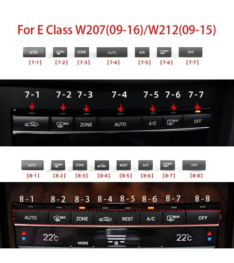 Applicable For W212 W207 E Class High End AC Control Button Panel Knob - Image 1
