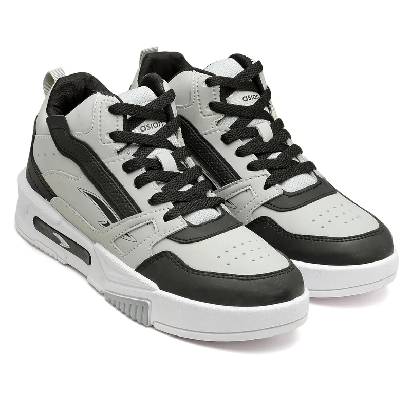 Asian Light Grey Casual Sneakers for Men and Boys