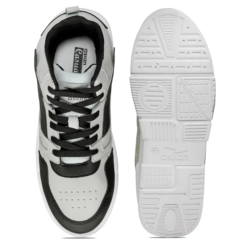 Asian Light Grey Casual Sneakers for Men and Boys