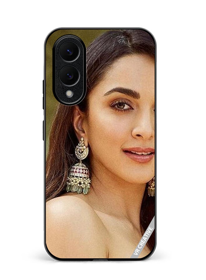 VR CREATIVE Protective Case Cover For Samsung Galaxy S25 Edge Bollywood Actress Rashmika Mandanna Design Multicolour