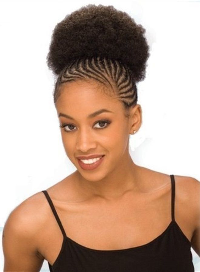 Freetress AFRO 5" - Shake N Go Freetress Drawstring Ponytail #1B Off Black
