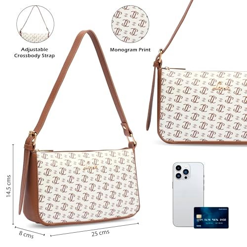 Lavie Women's Mono Ll Ember Monogram Print Cross Body Sling Bag | Ladies Purse Handbag | Gift for Women - Image 3