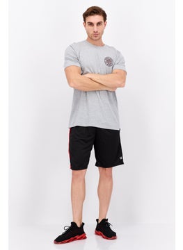 Hurley Men Sportswear Fit Short Sleeve Outdoor T-Shirts, Light Grey  - Image 4