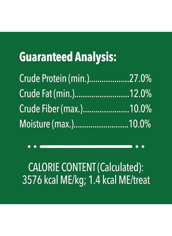Greenies - FELINE GREENIES Natural Dental Care Cat Treats Oven Roasted Chicken Flavor, 21 oz. Tub - Image 1