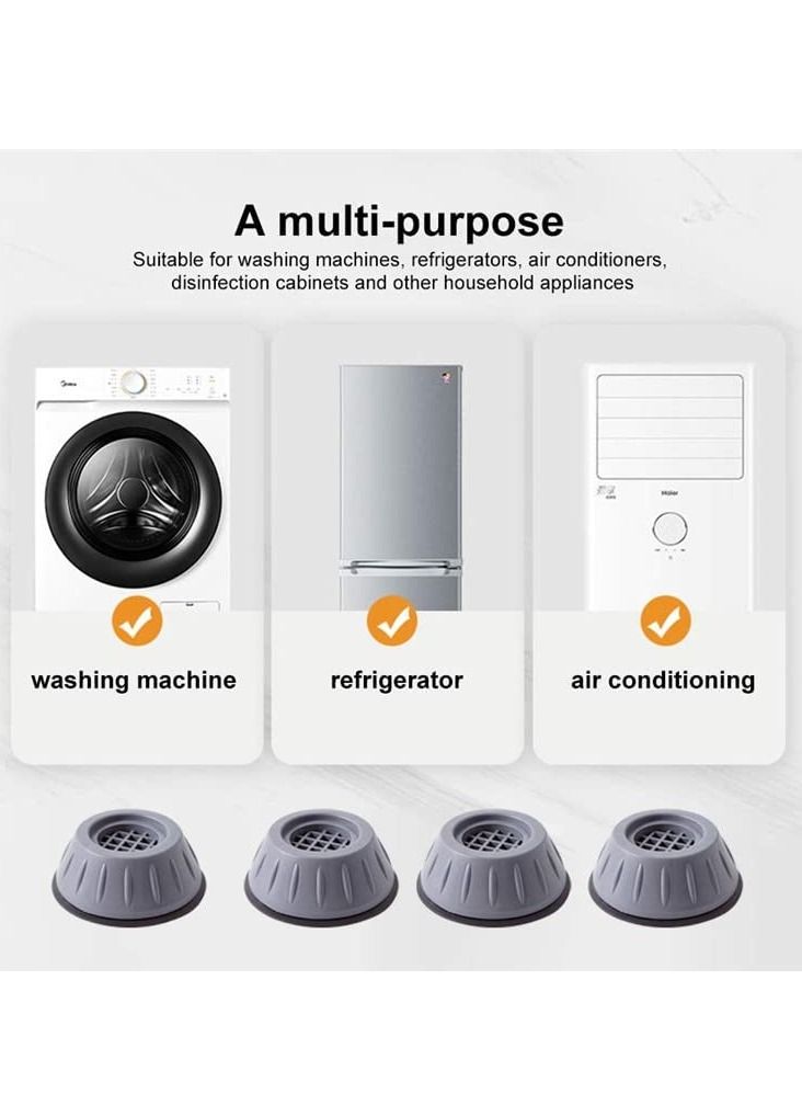 8 PCS WASHING MACHINE ANTI VIBRATION PADS - SHOCK ABSORBER PADS FOR SOUND PROOFING - Image 3