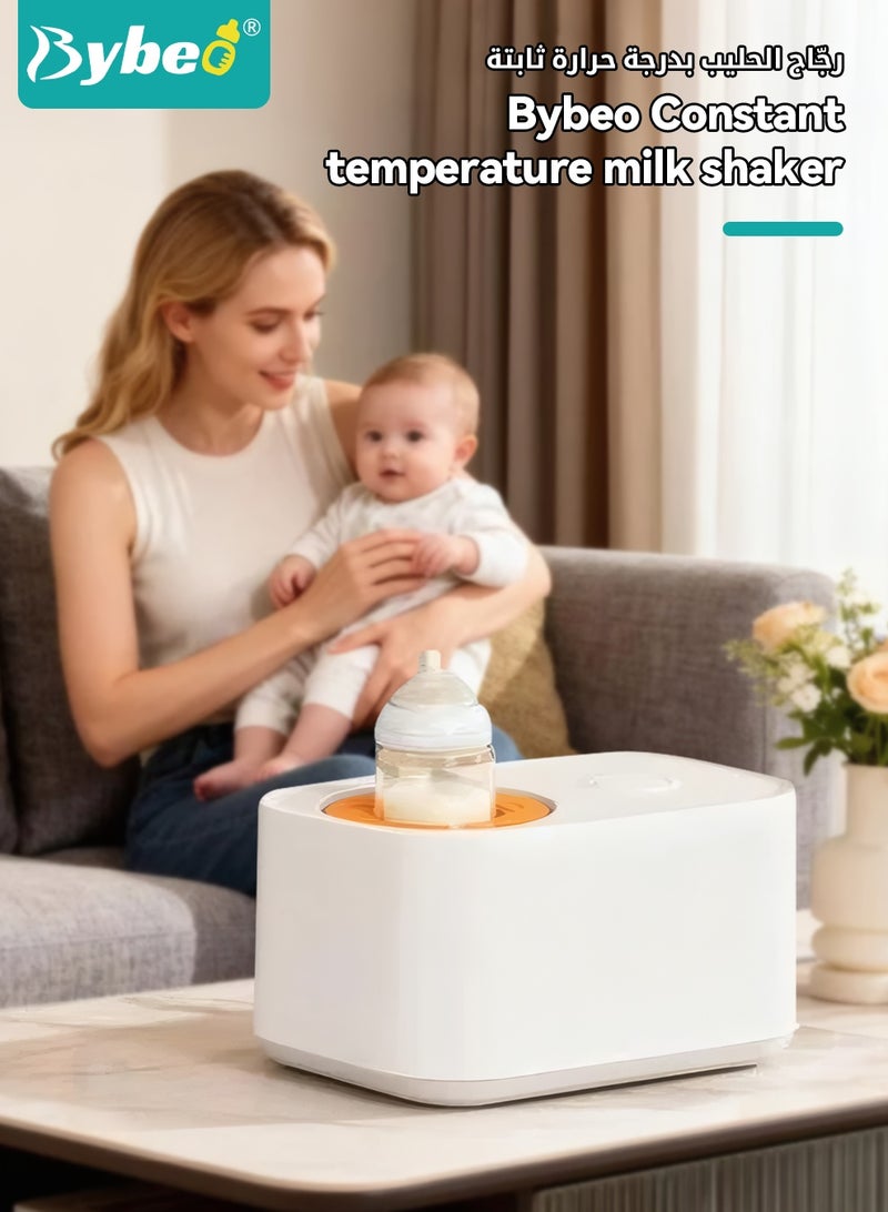 بيبو جهاز تسخين زجاجات الأطفال وخلاط الحليب الصناعي 2 في 1 مع موزعين لحليب الأطفال الصناعي، وهزاز زجاجات كهربائي بدرجة حرارة ثابتة وخلط تلقائي، وخلاط مسحوق حليب الأطفال متعدد الوظائف مع 3 أوضاع - Image 2