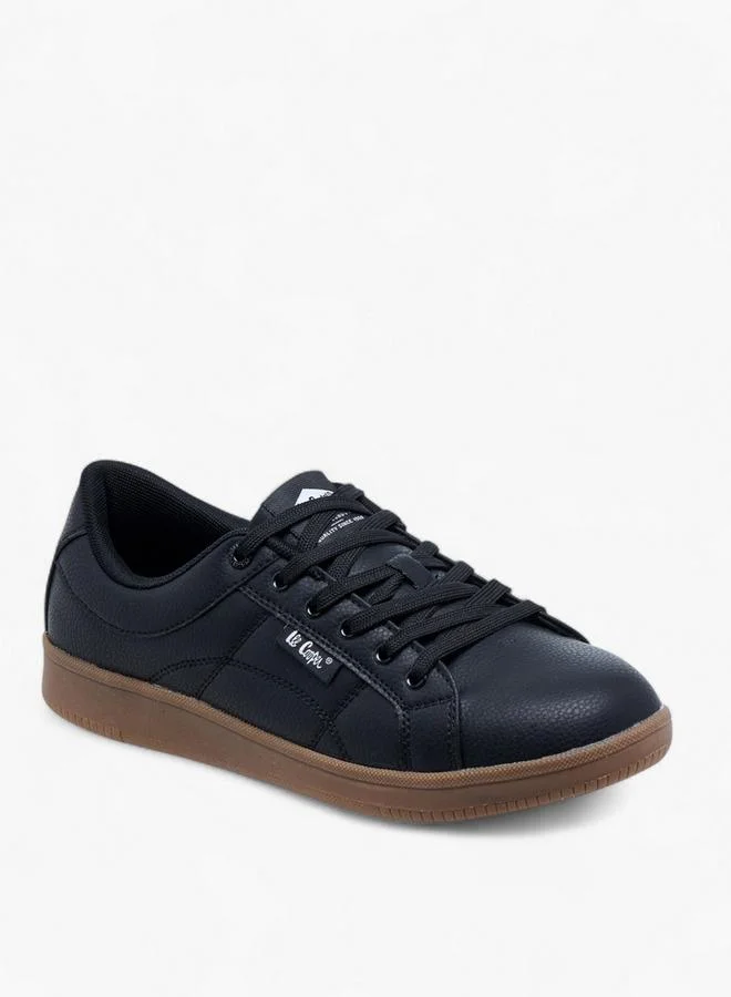 Lee Cooper Men's Solid Lace-Up Sneakers