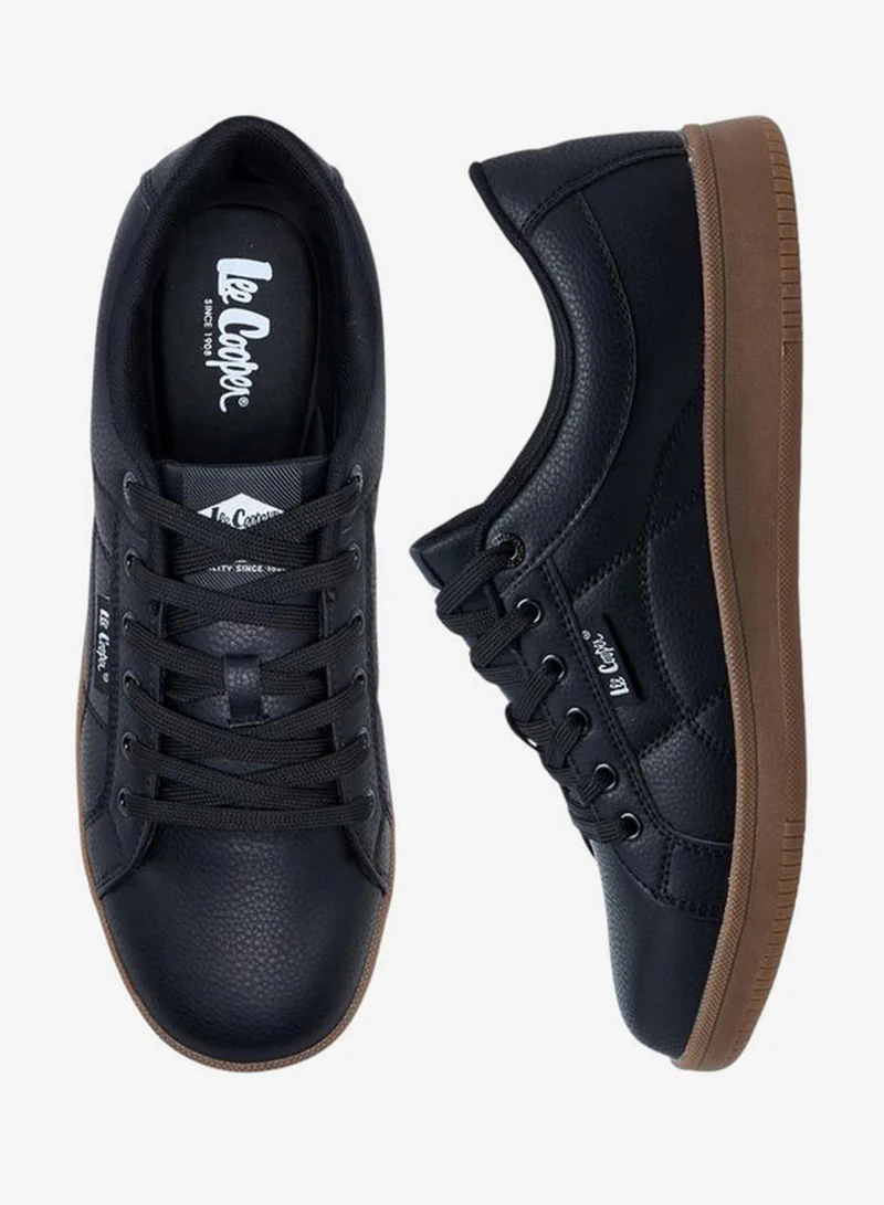 لي كوبر أحذية رياضية رجالية برباط سادة