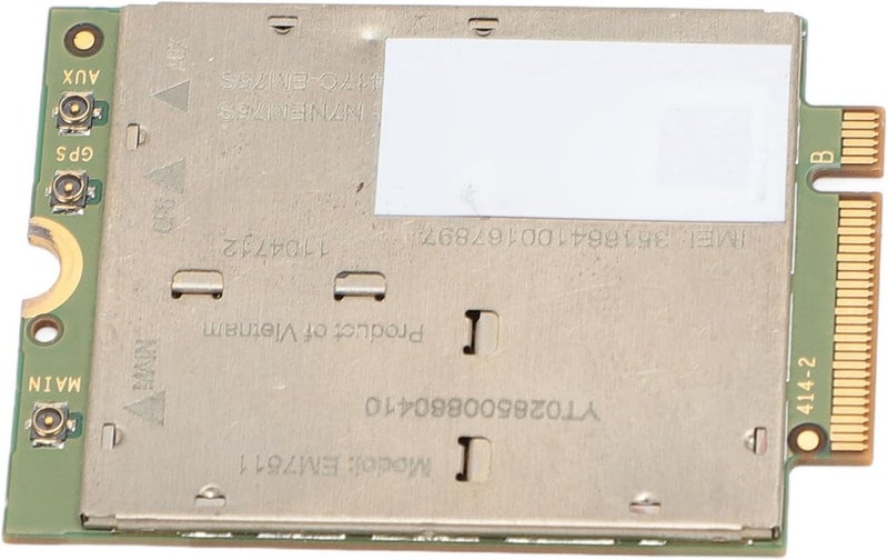 NGFF M.2 4G Module Secure Communications Technology for Laptop 600Mbps Download 150Mbps Upload Supports Multiple Satellite Systems, for Mobile Computing Solutions and Upgrades - Image 2
