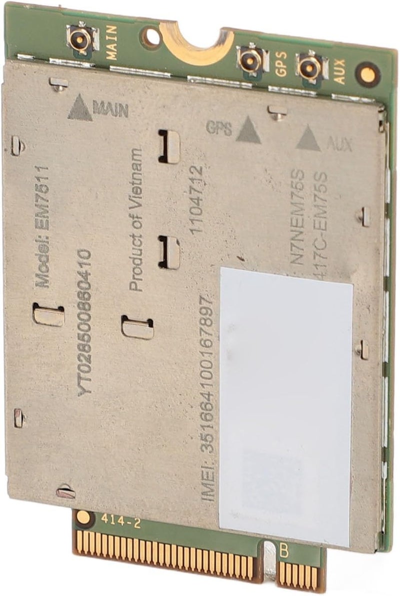 NGFF M.2 4G Module Secure Communications Technology for Laptop 600Mbps Download 150Mbps Upload Supports Multiple Satellite Systems, for Mobile Computing Solutions and Upgrades - Image 1