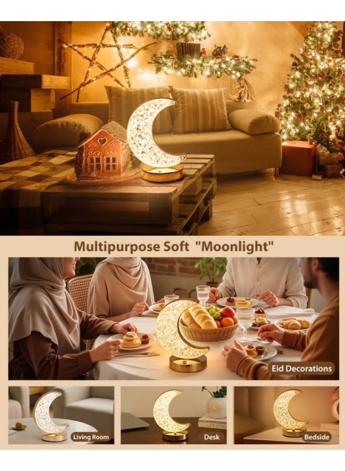 أضواء رمضان - أباجورة رمضان كريستالية LED، أضواء ليلية لزينة رمضان في غرف الطعام والغرف النوم والصالات - Image 5