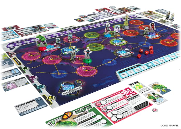 Fantasy Flight Games Marvel D.A.G.G.E.R. Board Game - Super Hero Strategy Game for Kids and Adults, Cooperative Board Game for Ages 12+, 1-5 Players, 3-4 Hour Playtime, Made by Fantasy Flight Games - Image 3