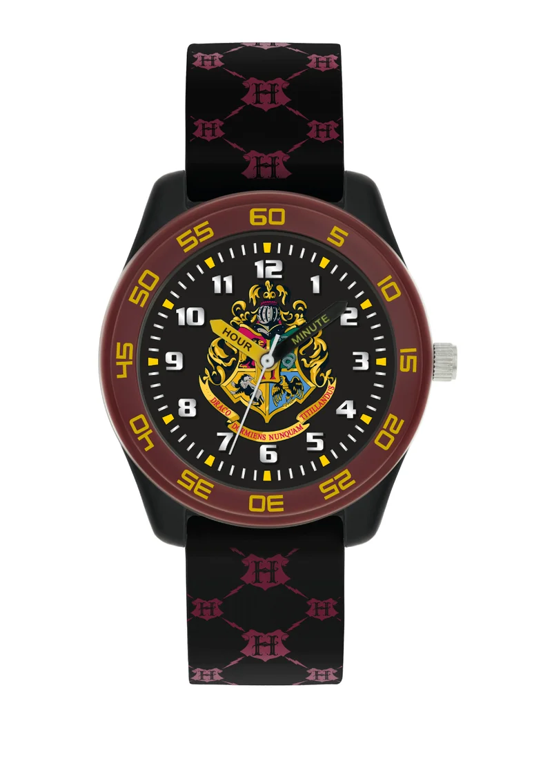 Harry Potter Warner Brothers Harry Potter Black & burgundy Boys Watch - HP9050ARG