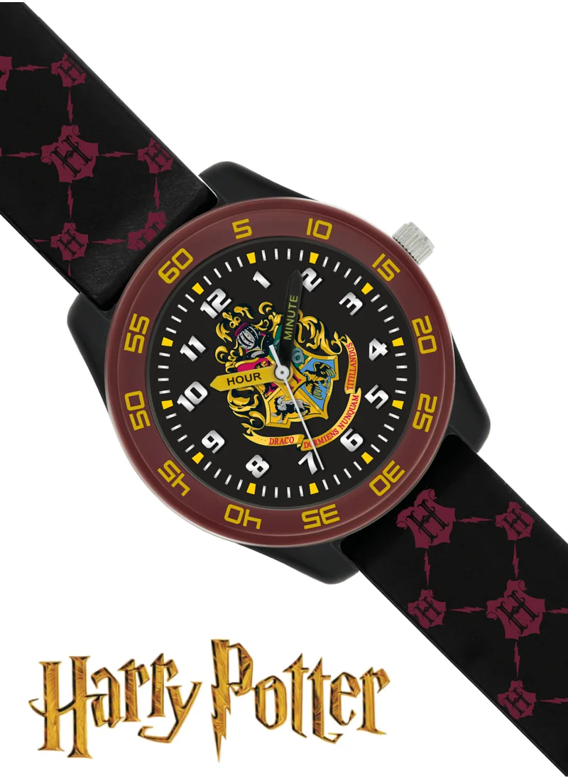 Harry Potter Warner Brothers Harry Potter Black & burgundy Boys Watch - HP9050ARG