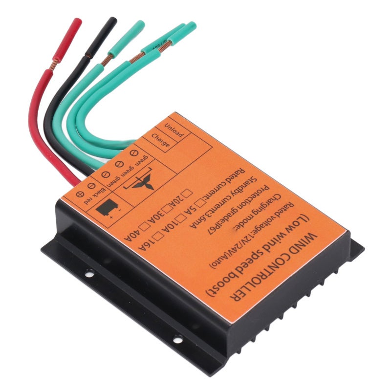 MPPT Wind Turbine Controller: 12V/24V Auto-Match - Heightened Heat Dissipation Wind Tunnel, Overcharge Protection for Off-Grid Wind Energy Systems, Industrial & Agricultural Use - Image 5