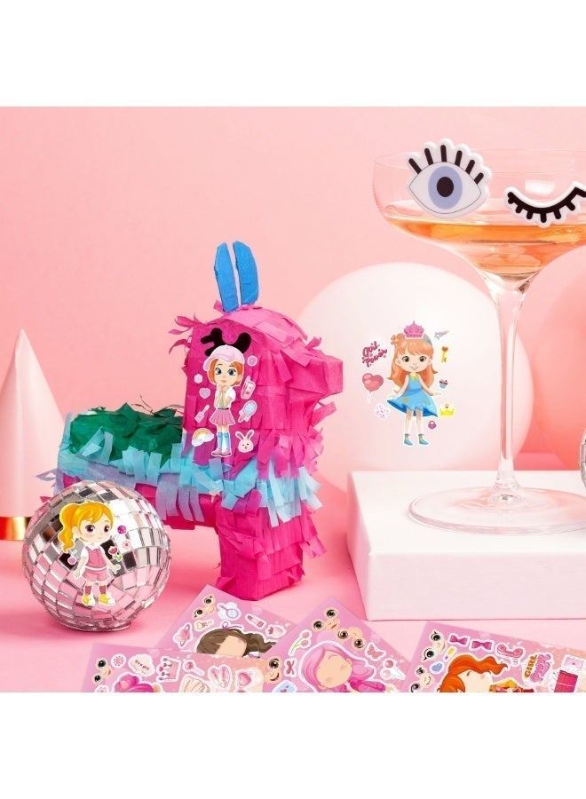 Betaoby 16 Stickers Make-a-Face DIY Party Favors for Kids – 8 Fun Styles, Birthday & Eid Gift for Boys & Girls - Image 2