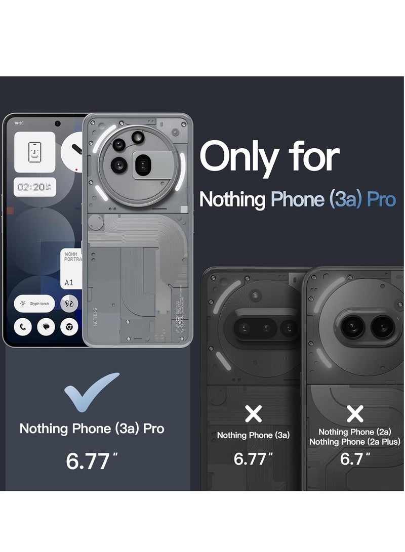 BORTONY Nothing 3a Pro Case Liquid Silicone Case with Camera Protection Soft TPU Anti-Scratch Microfiber Lining Protective Cover for Nothing 3a Pro - Image 2