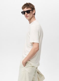 Mango Man Essential Crew Neck T-Shirt  - Image 3